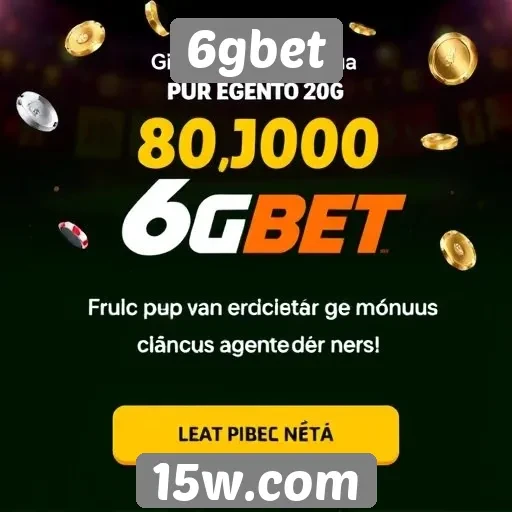 Promoções e bônus oferecidos pela 6gbet